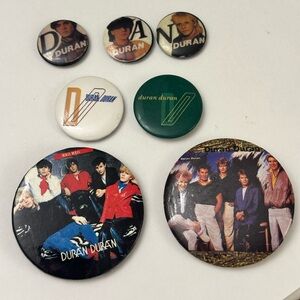Duran Duran Band Button Set-vintage 80’s